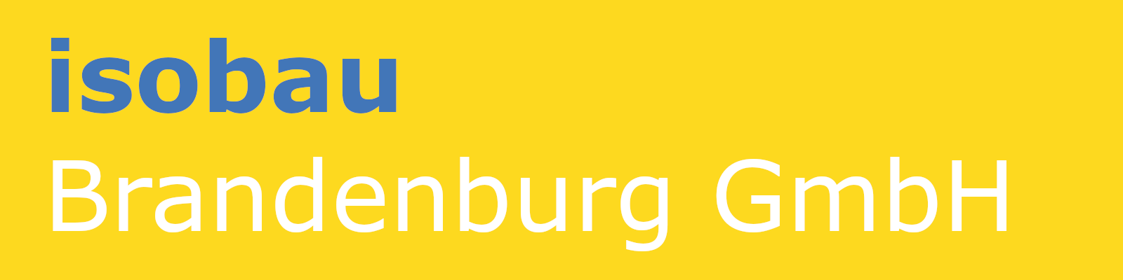 isobau Brandenburg GmbH Logo